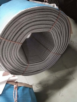 4 Atau 6 Strand Twisted Polyester Steel Wire Core Combination Rope Untuk Ayunan Tempat Tidur Gantung