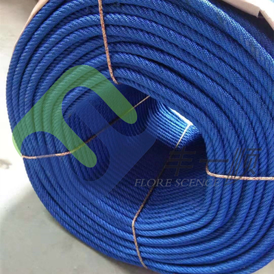 6 Strand 16mm PP Steel Wire Core Combination Rope Untuk Playground Climbing Net