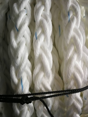 Polypropylene PP Marine Ship Mooring Rope 8 Strand Warna Putih