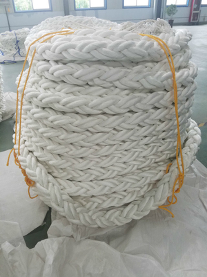 High Tensile 8 Strand Braided Floating Polypropylene Mooring Rope PP Marine Rope 28mm-96mm Dengan Multi Color