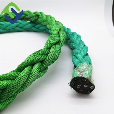 40mm 8 stramd Polypropylene kombinasi tali kawat untuk peletakan kabel laut dalam