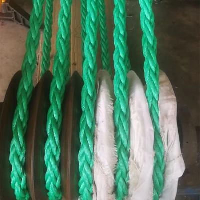 40mm 8 stramd Polypropylene kombinasi tali kawat untuk peletakan kabel laut dalam