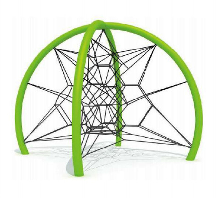 Outdoor Playground Reinforced Polyester Rope Climbing Net Untuk Anak-Anak