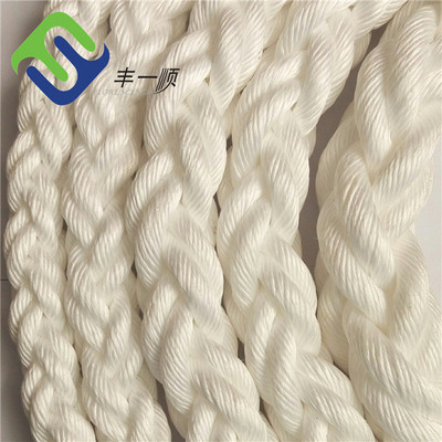 Warna Putih 8 Strand PP Rope Polypropylene Hawser PP Mooring Rope