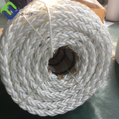 Warna Putih 8 Strand PP Rope Polypropylene Hawser PP Mooring Rope