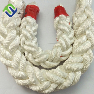 Multifilament 8 Strand Nylon Marine Rope 40mm Untuk Penarik Kapal
