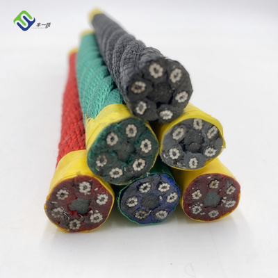 6 Strand Playground Kombinasi Tali Polyester Diperkuat Untuk Taman Hiburan