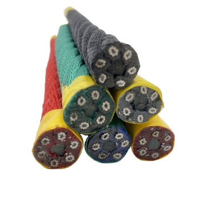 SGS Disetujui 16mm Playground Wire Rope 6 Strand Combination Wire Core Rope
